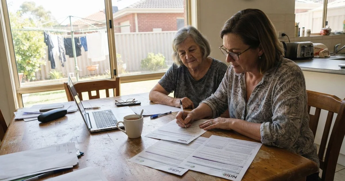 Helping a family member through their first NDIS application